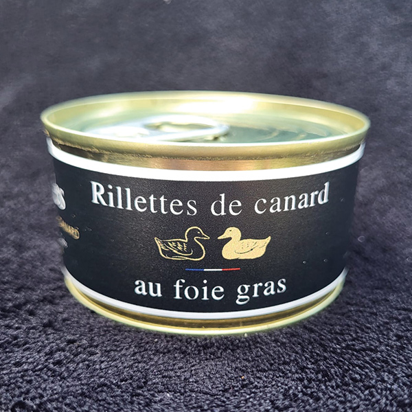 Rillettes de canard au foie gras 120g